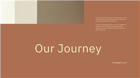 极简艺术作品旅行画册ppt模板